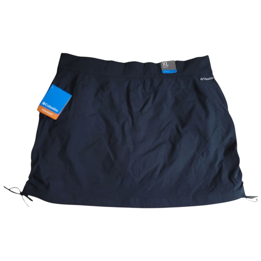 Columbia Active Wear Pull-On Omni Shade Black Skort Size XL